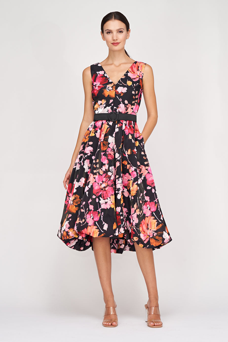 Viola High Low Midi Dress