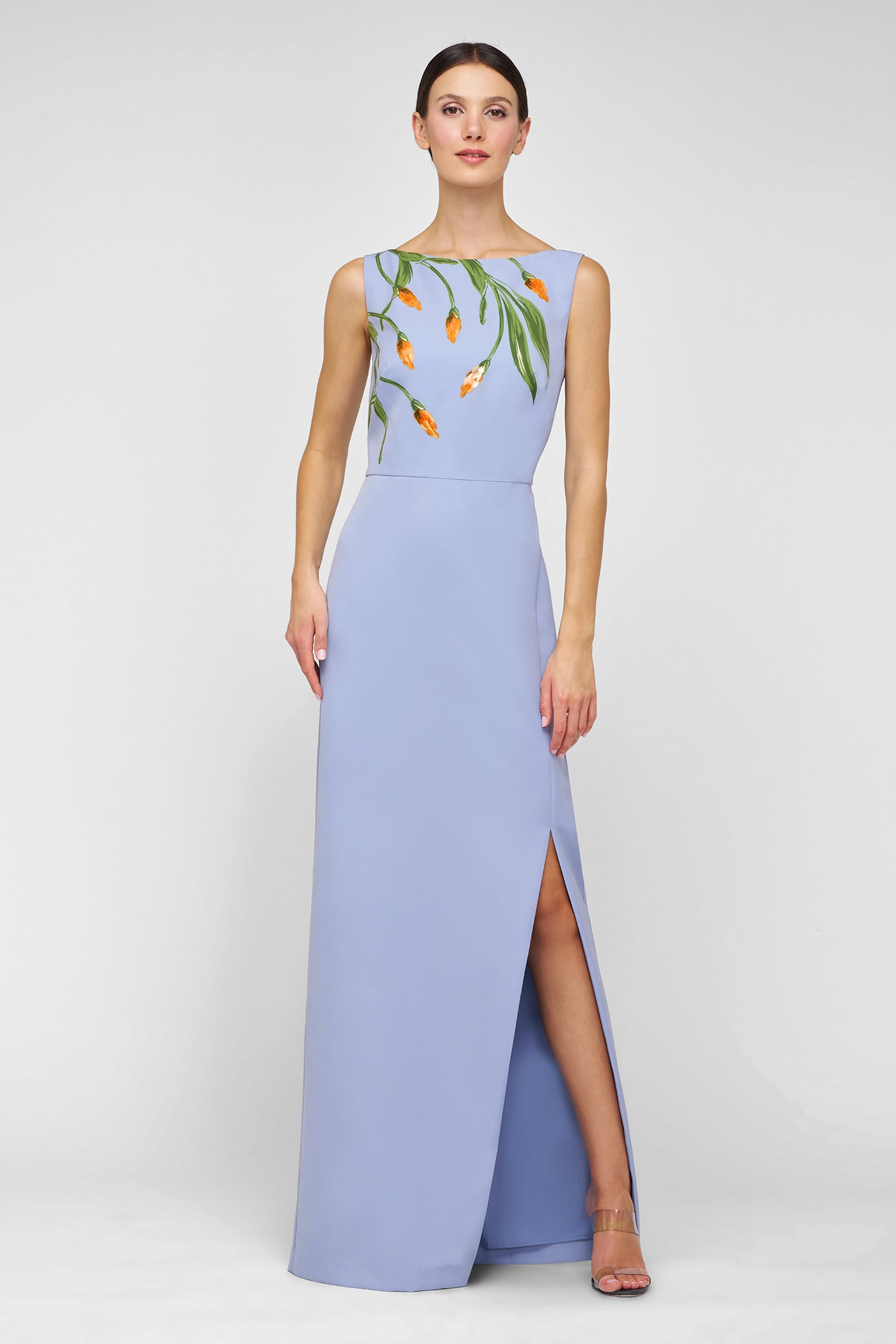 Ira Embellished Column Gown