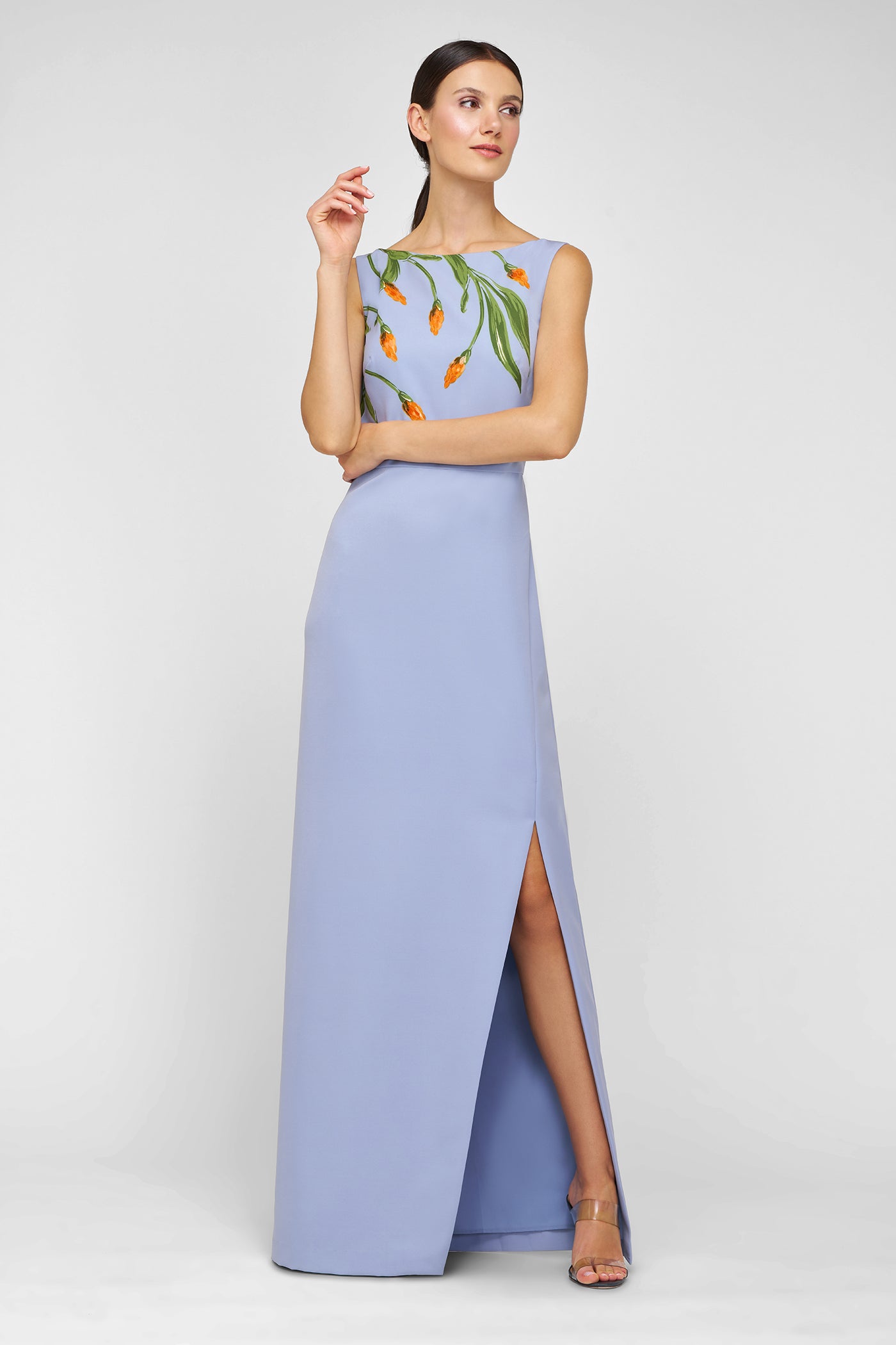 Ira Embellished Column Gown