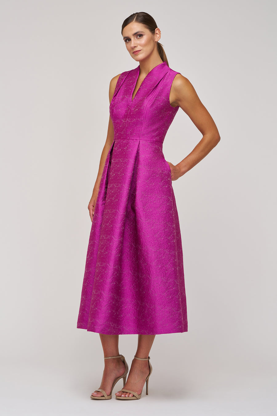 Allegra Tea Length Dress