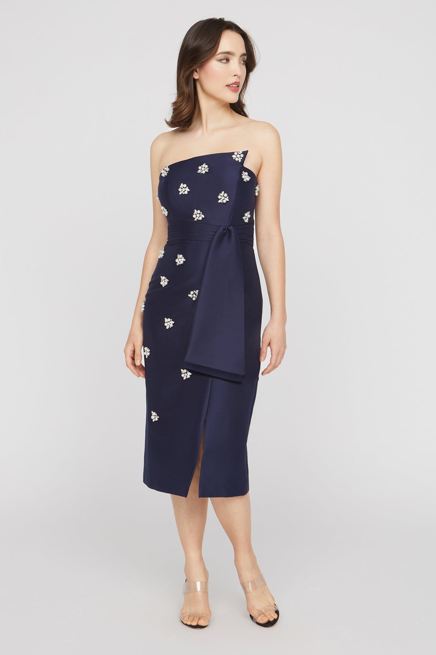 Ria Embellished Midi Dress