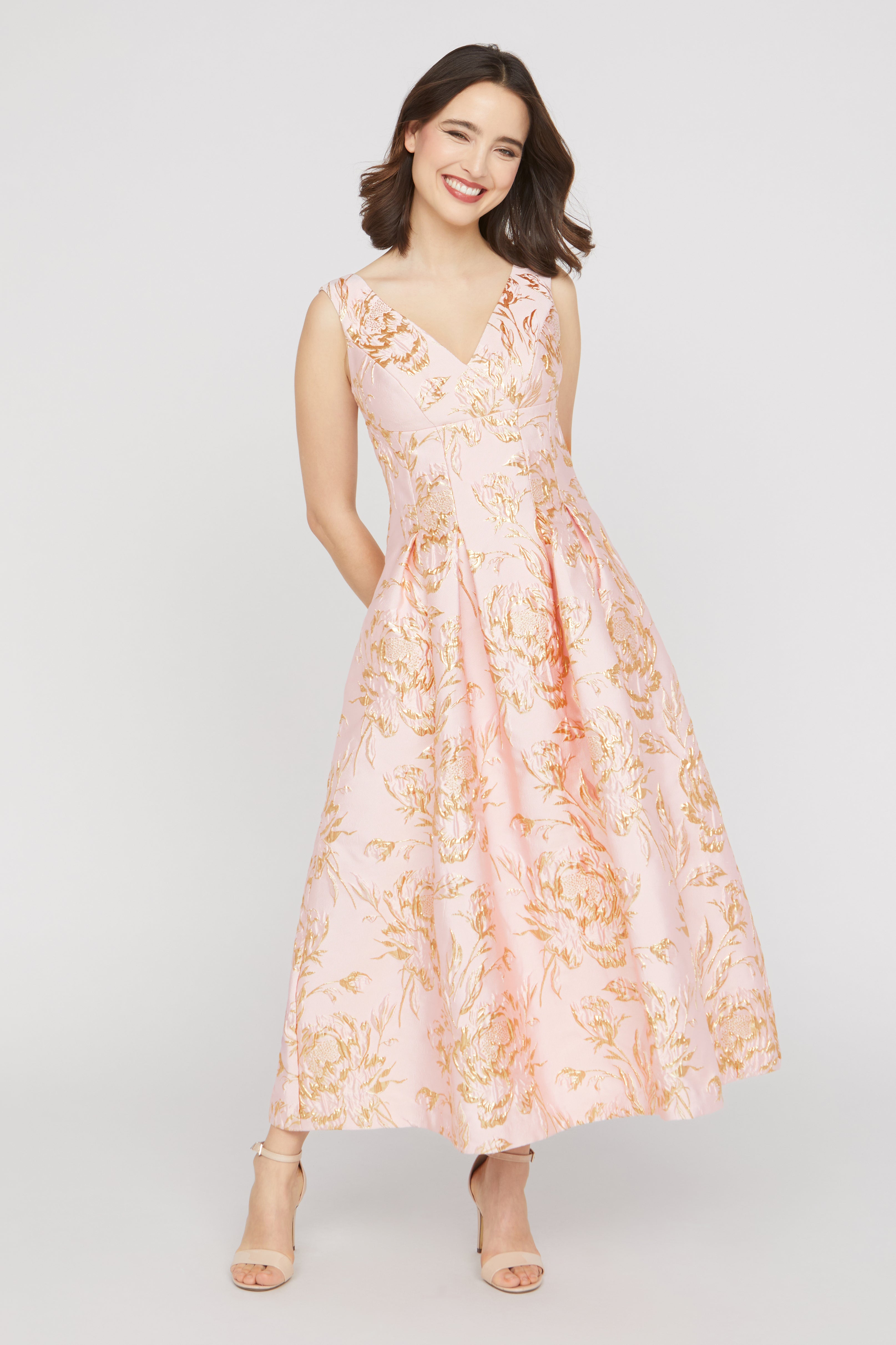 Saylor Tea Length Dress