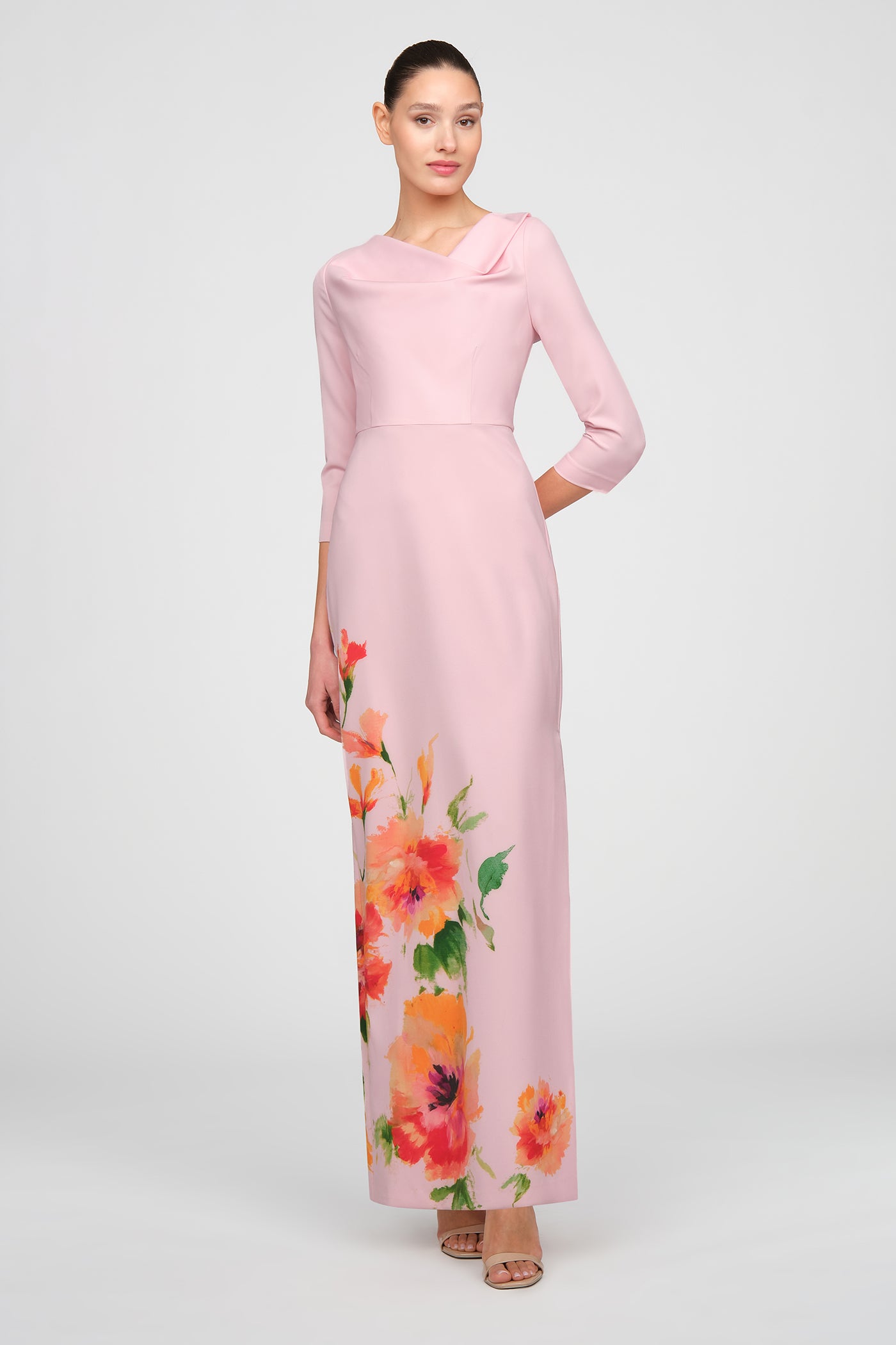 Magnolia Column Gown