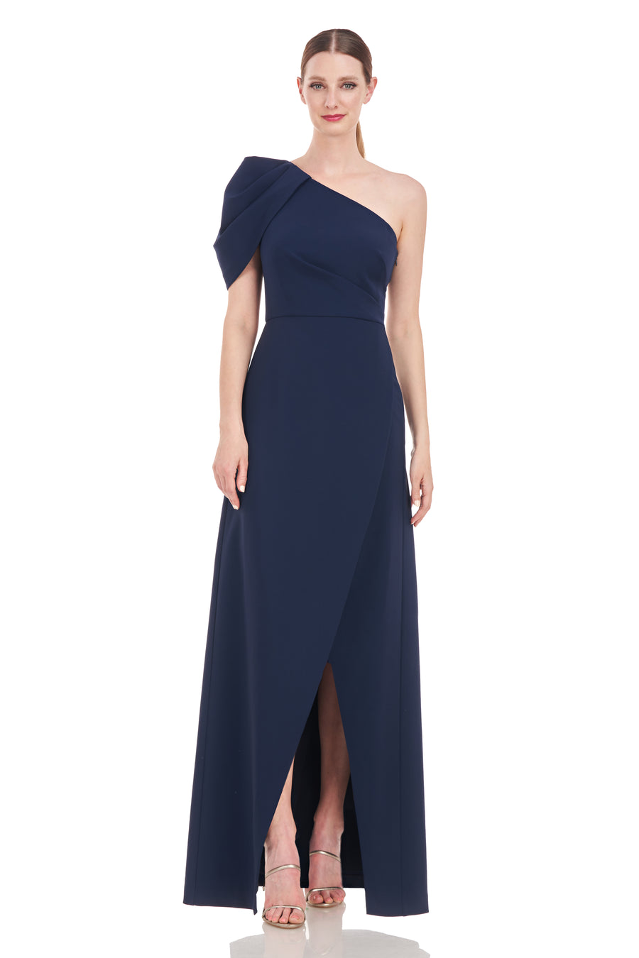 Briana Shoulder Draped Gown