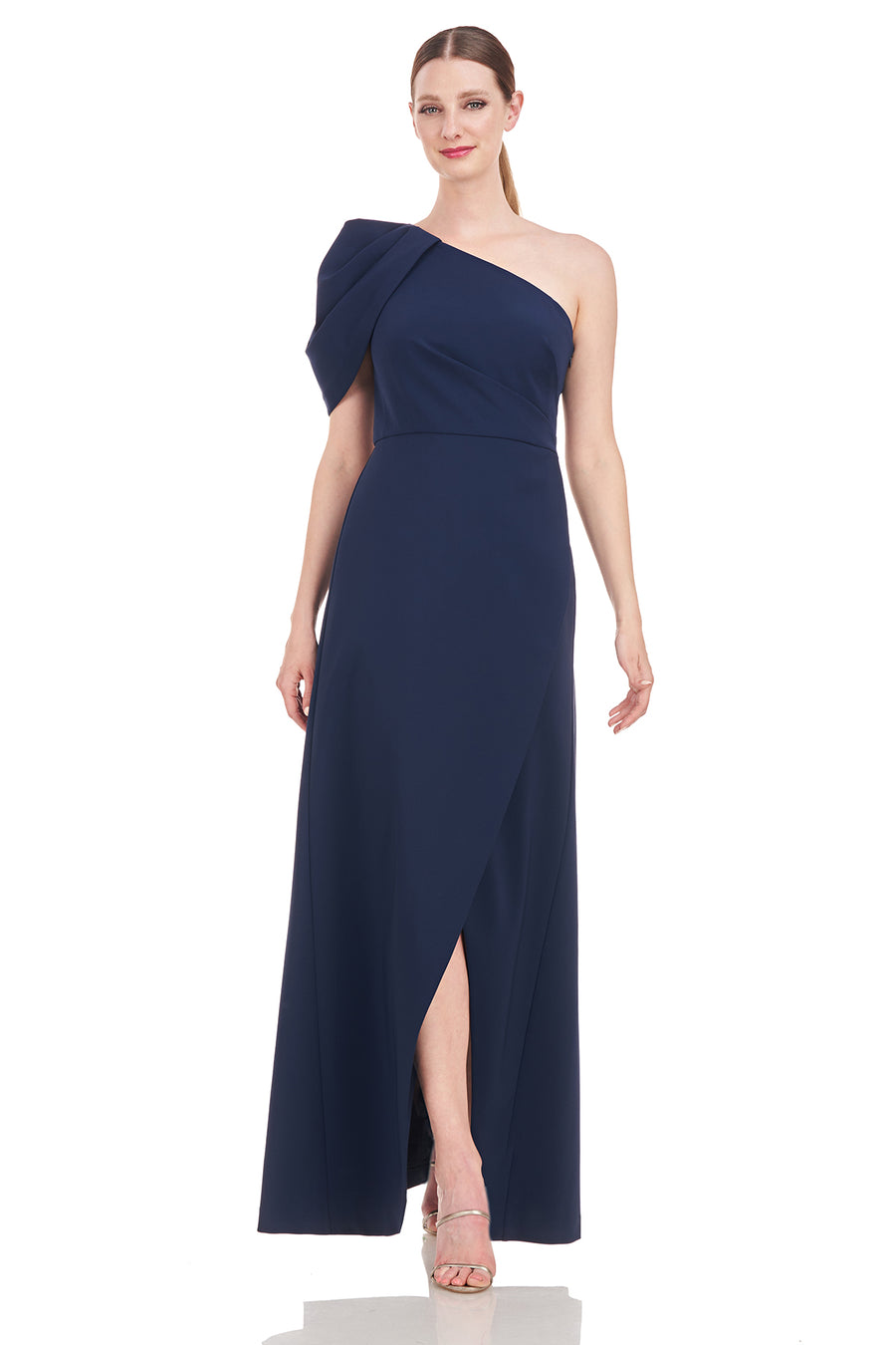 Briana Shoulder Draped Gown