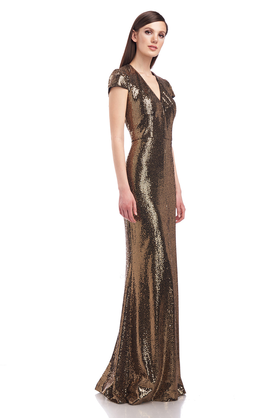 Hayden V-Neck Gown