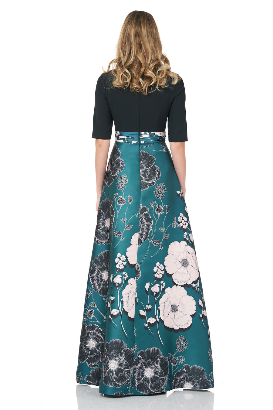 Teal Poppy Floral