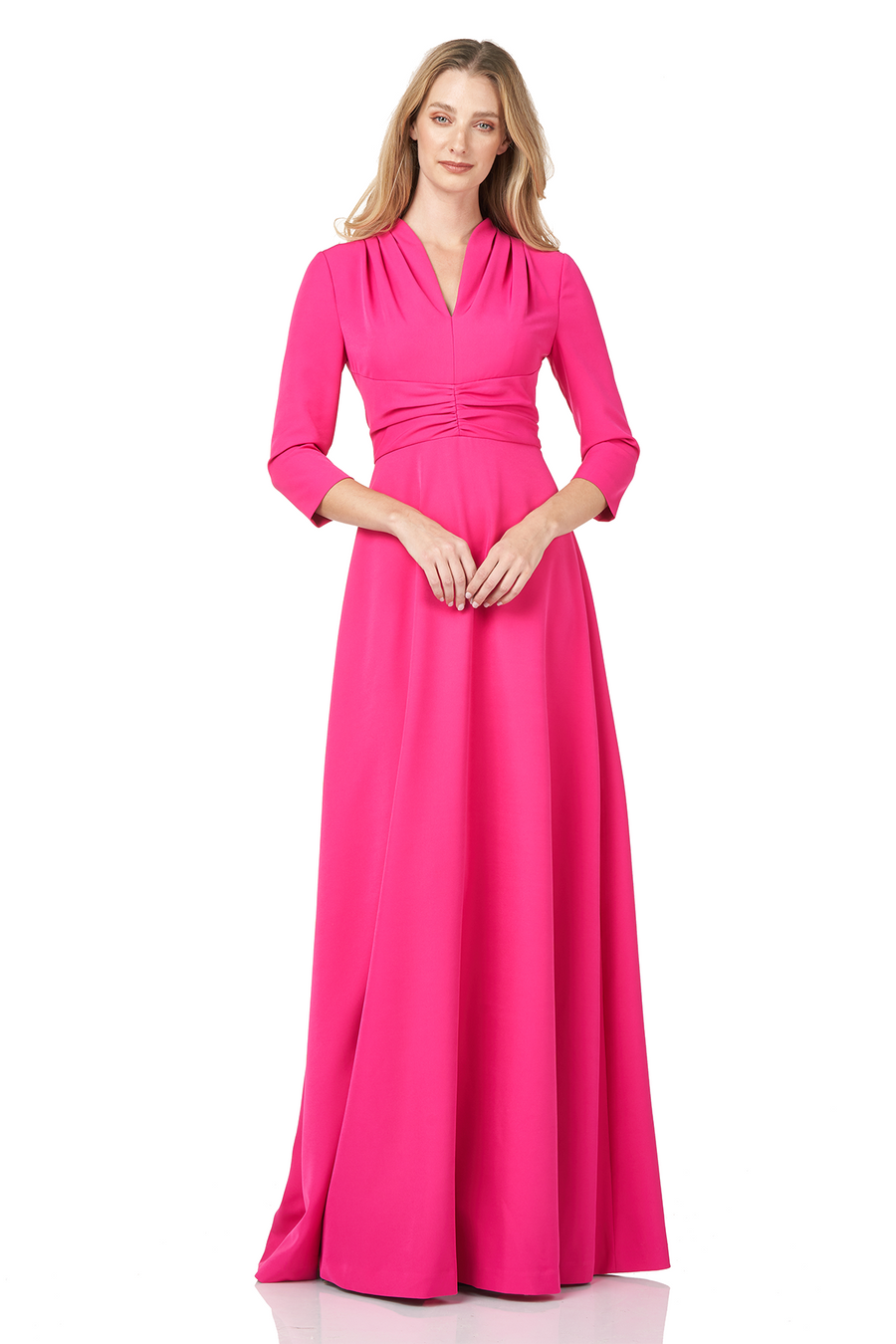 Stretch Crepe Gown