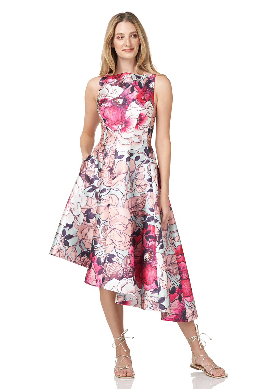 Floral Printed Midi Dress