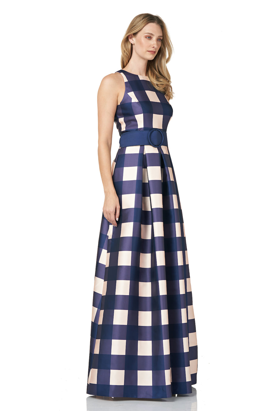 Midnight/Blush Gingham