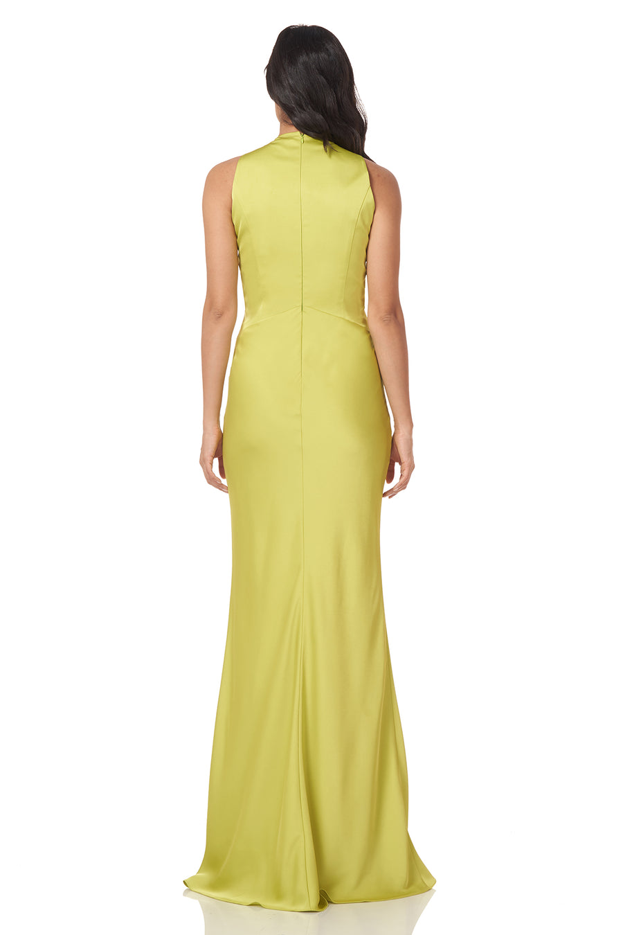 Fallon Halter V-Neck Gown