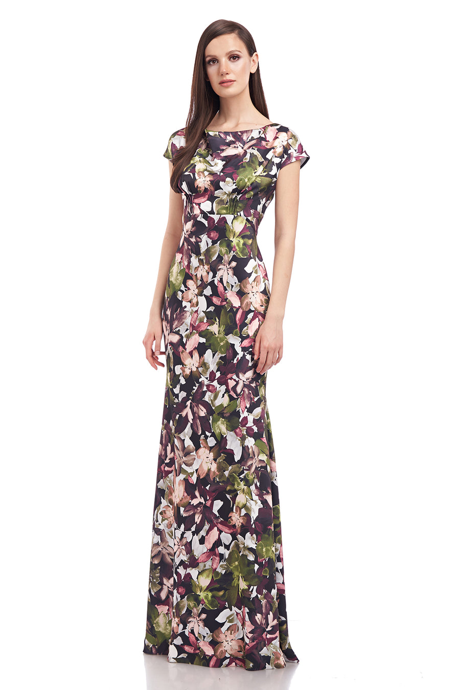 Jules Boat Neck Gown