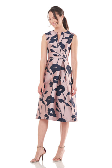 Sage Tea Length Dress