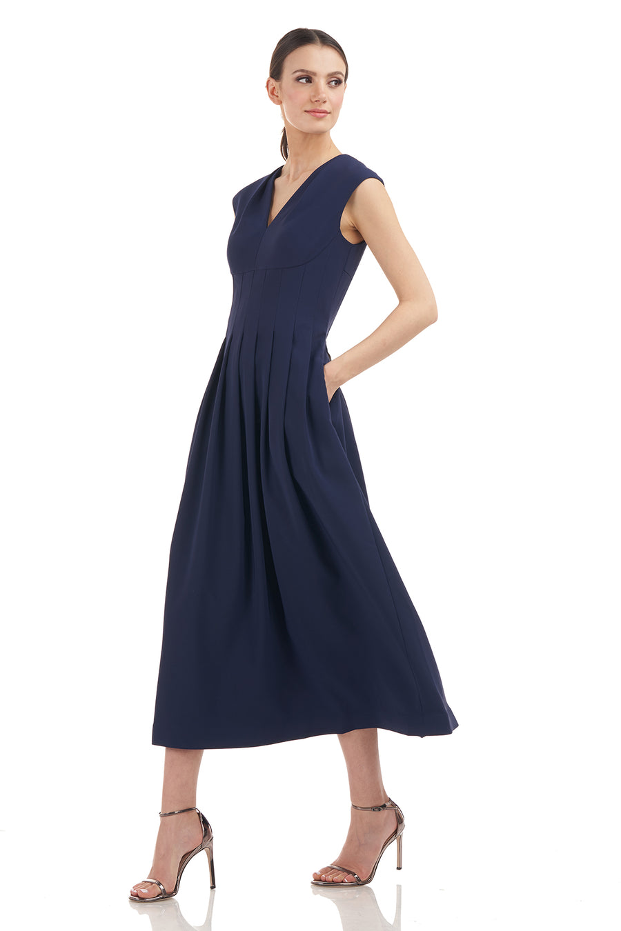 Simone T-Length Dress